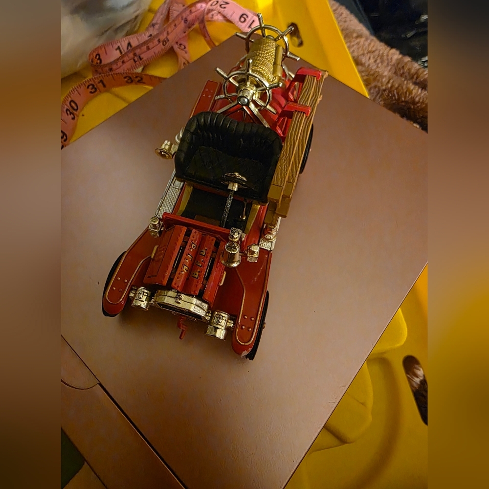 Ford Red and Gold Classic Toy Car